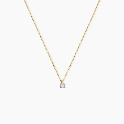 Collier Mei Or Jaune Diamant