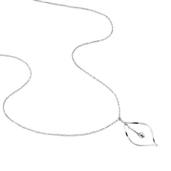 Collier Melaine Argent Blanc