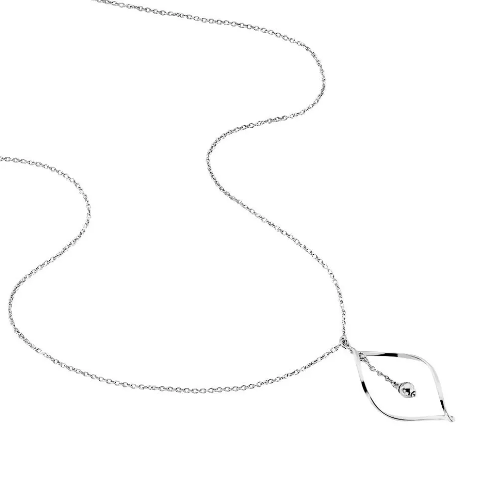 Collier Melaine Argent Blanc