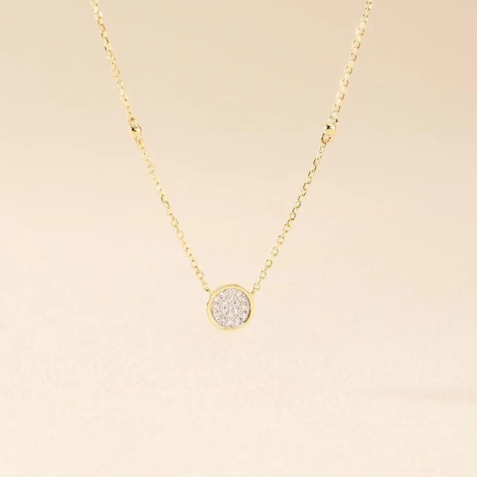 Collier Melisane Or Jaune Diamant