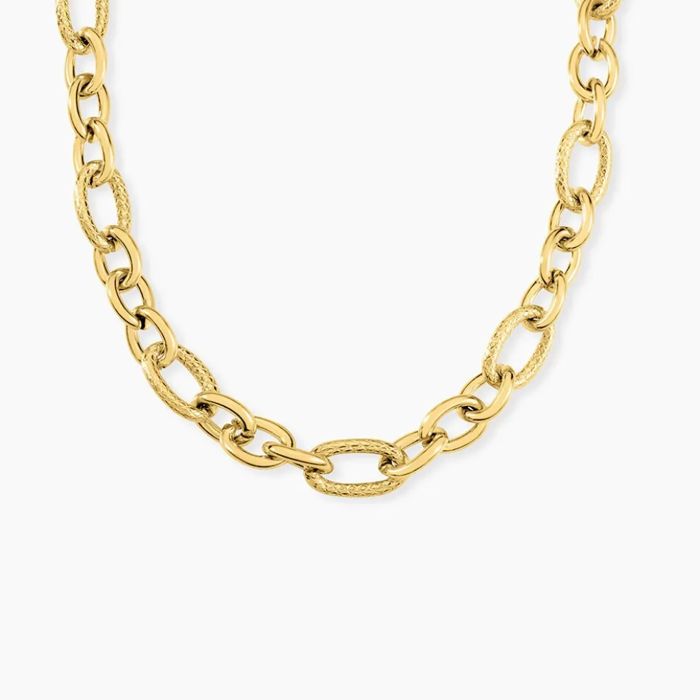 Collier Merrilyn Acier Doré