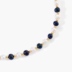 Collier Mirjam Or Jaune Perle De Culture