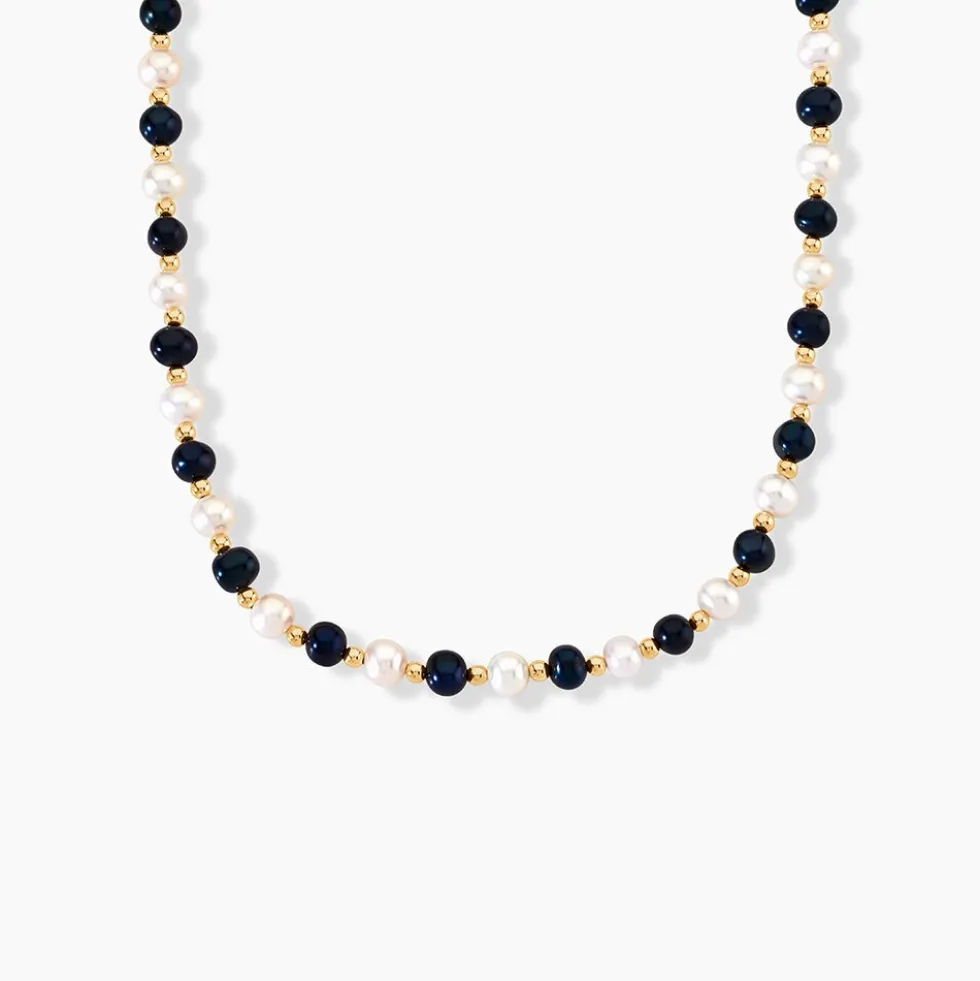 Collier Mirjam Or Jaune Perle De Culture