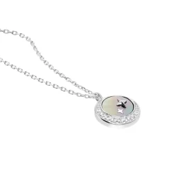 Collier Mirtel Argent Nacre