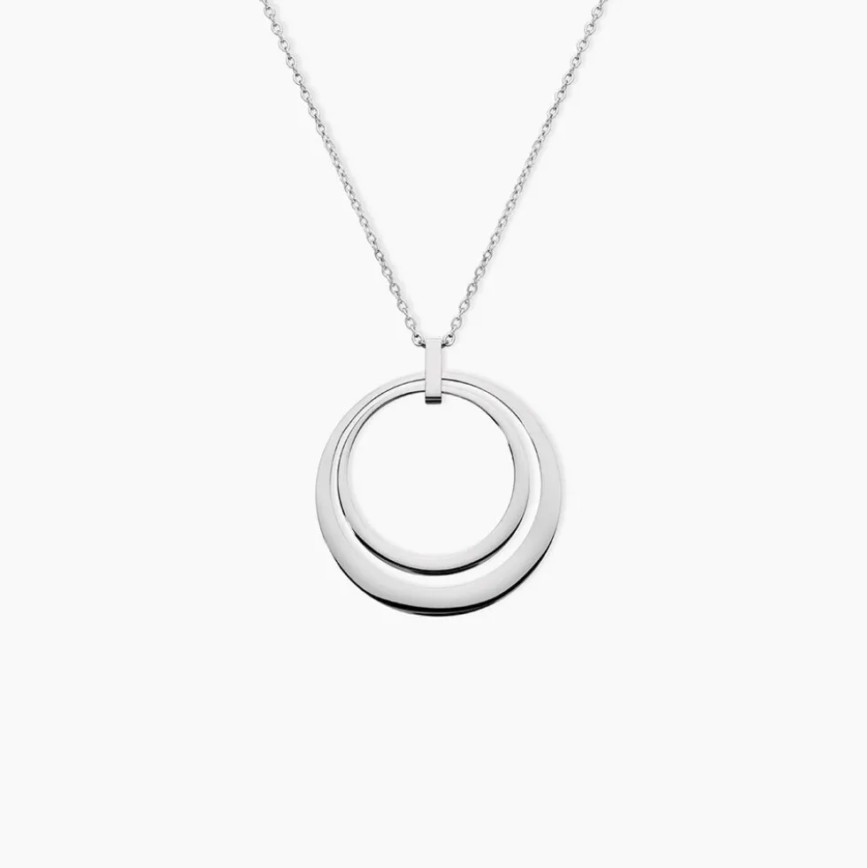 Collier Moussouae Acier Blanc