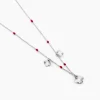 Collier Muguette Argent Blanc