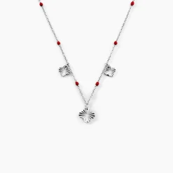 Collier Muguette Argent Blanc