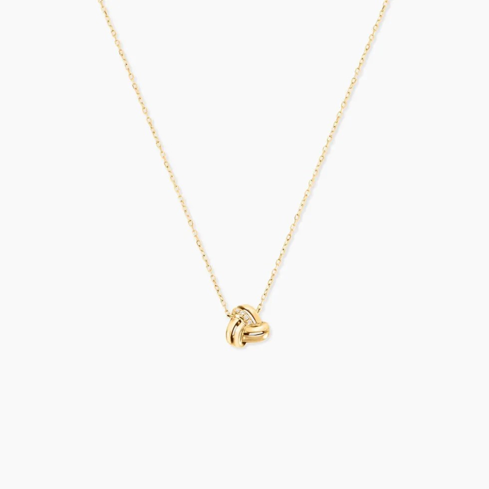 Collier Munro Or Jaune Oxyde De Zirconium