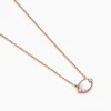 Collier Muse Argent Rose Nacre Oxyde De Zirconium