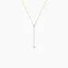 Collier Myfanwy Or Jaune Oxyde De Zirconium