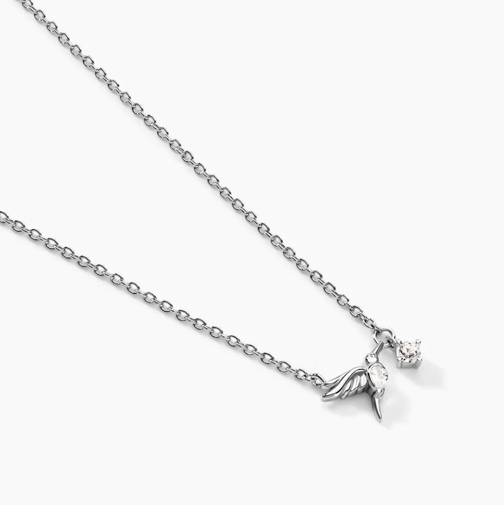 Collier Myrna Argent Blanc Oxyde De Zirconium