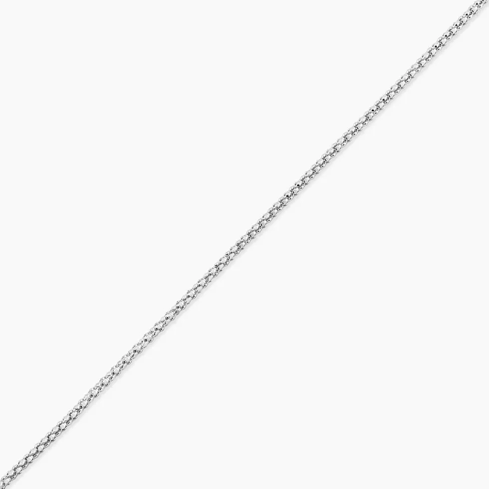 Collier Nahila Argent Blanc
