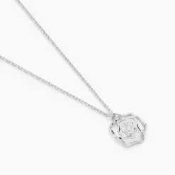 Collier Najatte Argent Blanc