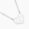 Collier Naleen Argent Blanc
