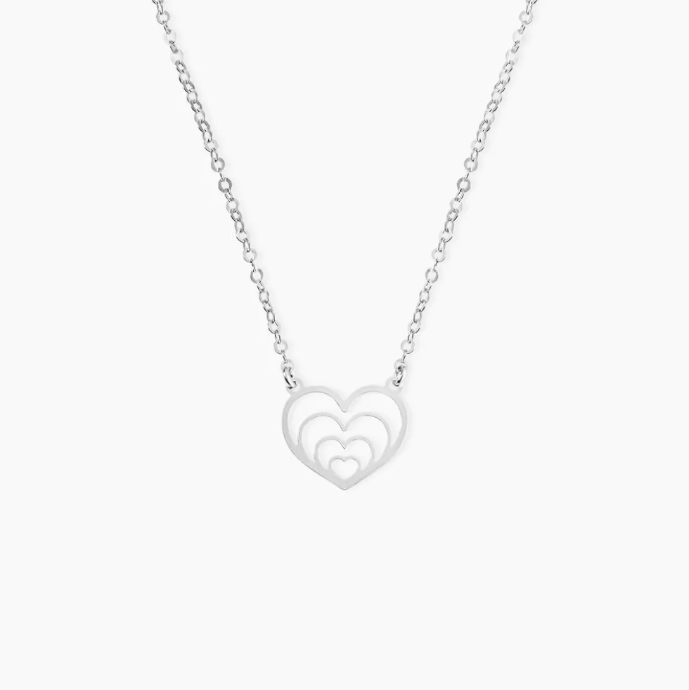 Collier Naleen Argent Blanc