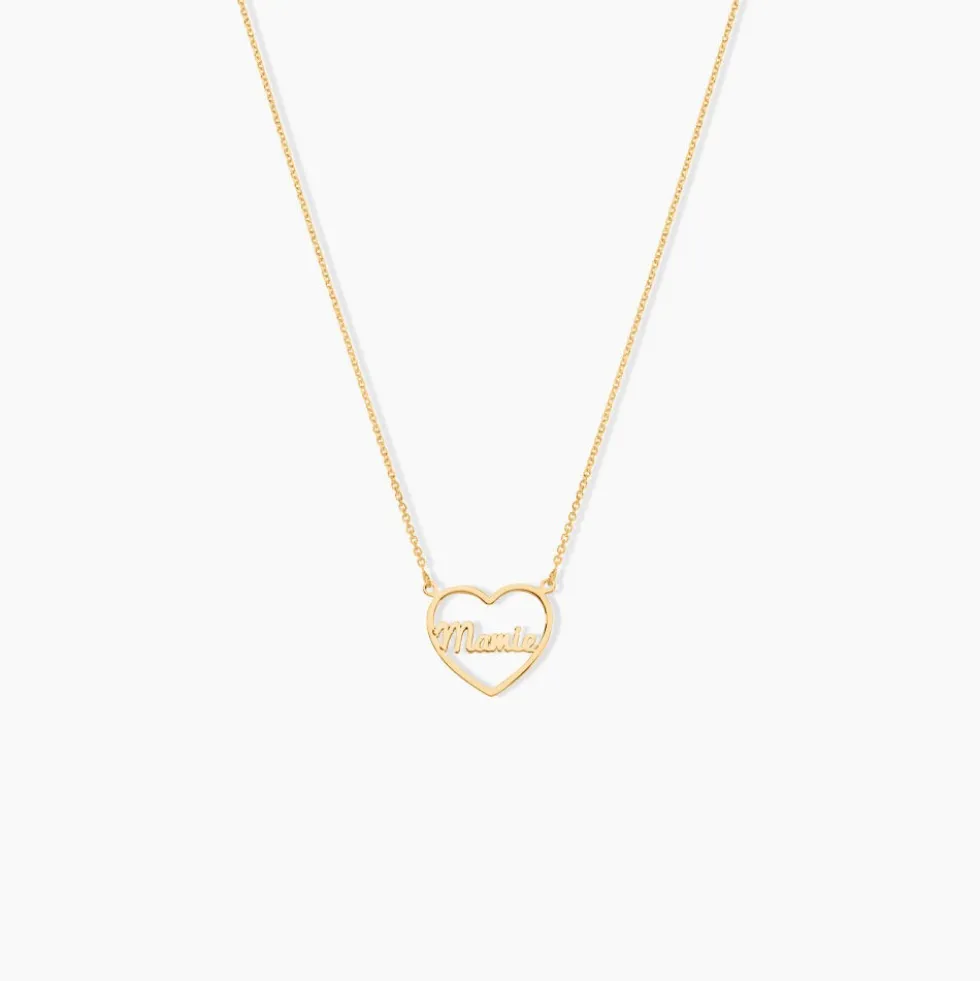 Collier Nannie Or Jaune