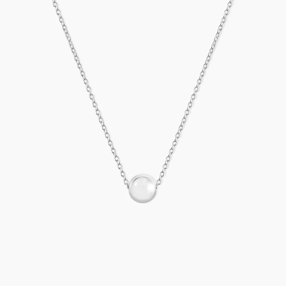 Collier Nassiera Argent Blanc