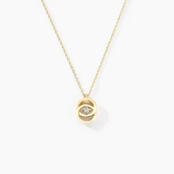 Collier Natalona Or Jaune Diamant