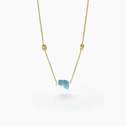 Collier Natille Or Jaune Apatite