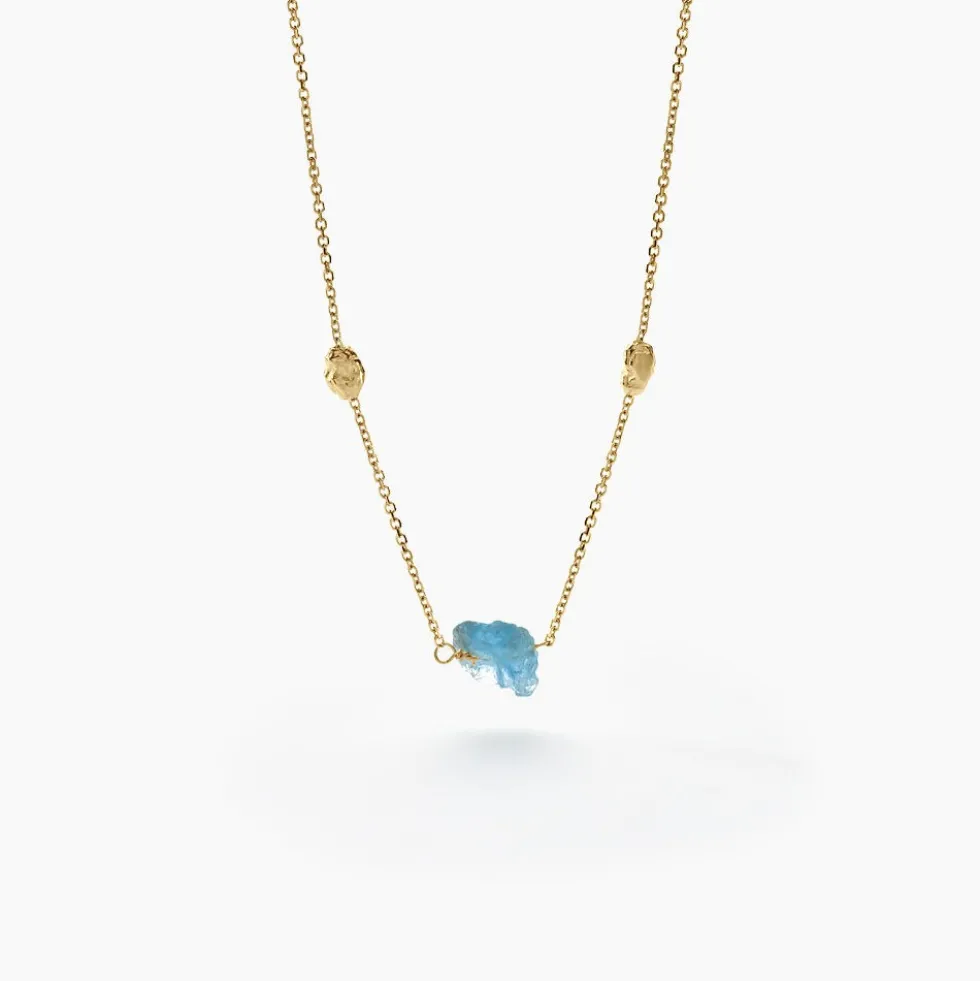Collier Natille Or Jaune Apatite