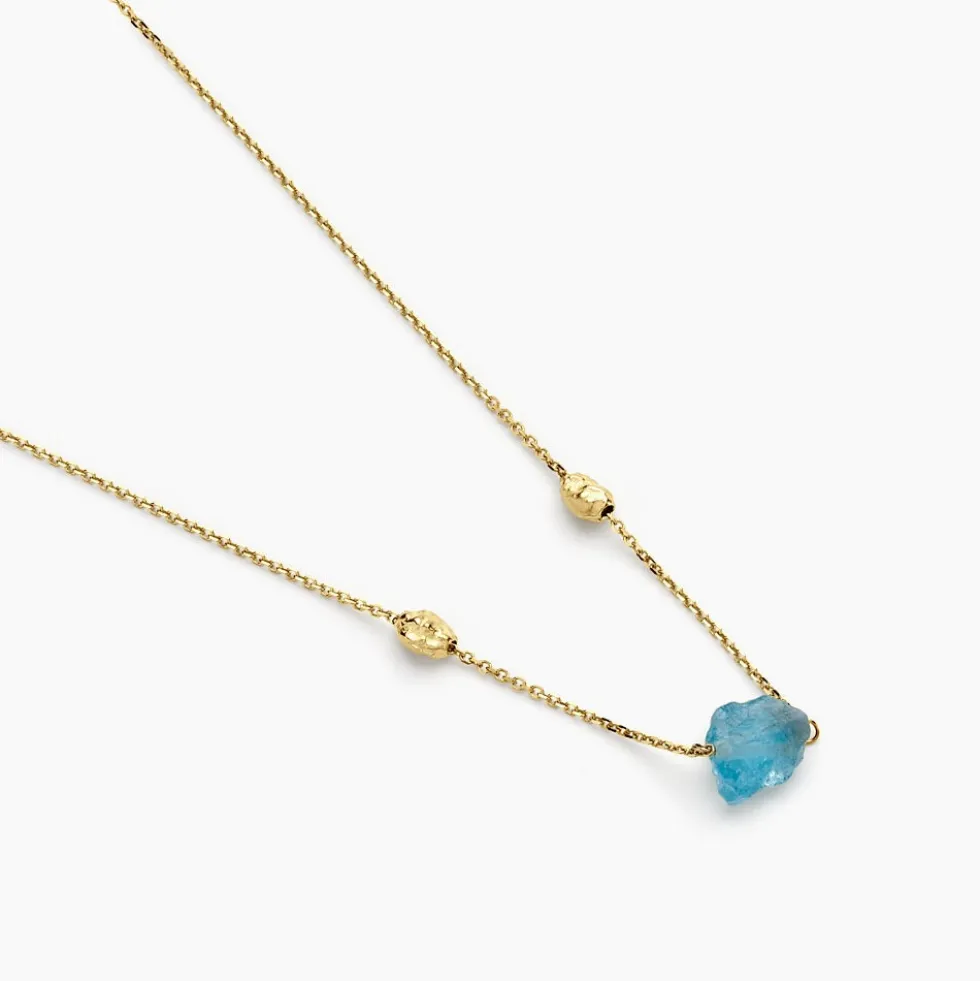 Collier Natille Or Jaune Apatite