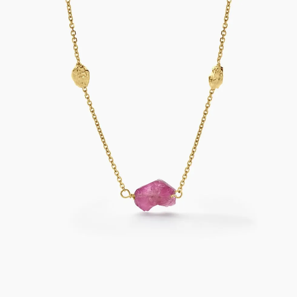Collier Natille Or Jaune Tourmaline