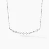 Collier Naura Argent Blanc Oxyde De Zirconium
