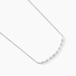 Collier Naura Argent Blanc Oxyde De Zirconium