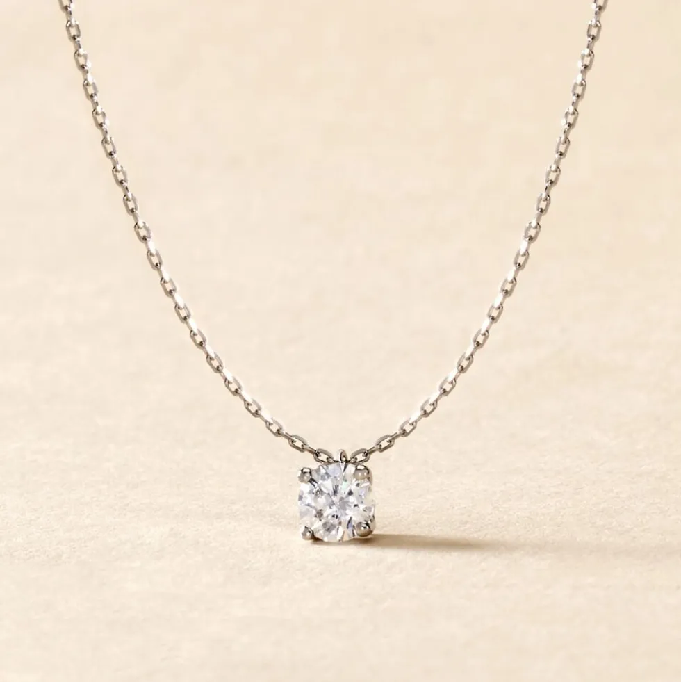 Collier Nazha Or Blanc Oxyde De Zirconium