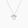 Collier Nessa Argent Blanc Oxyde De Zirconium