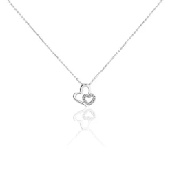 Collier Niagale Or Blanc Diamant