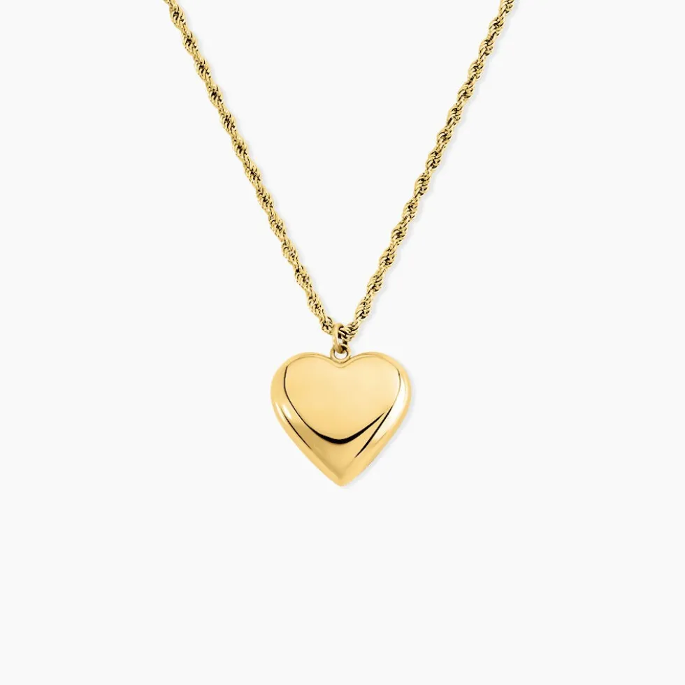 Collier Niouma Acier Jaune