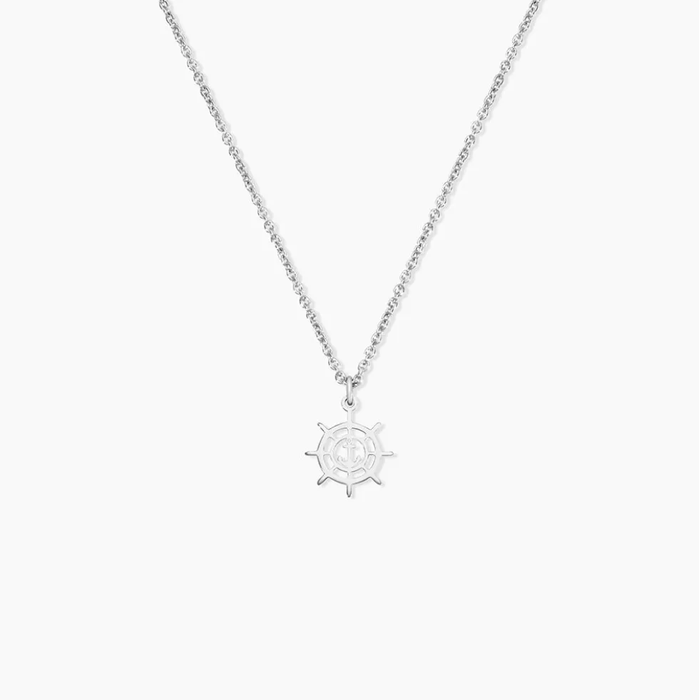 Collier Noe Argent Blanc