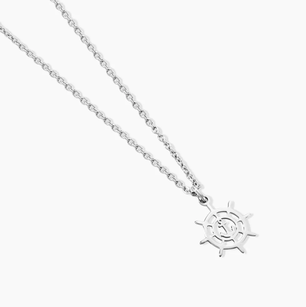 Collier Noe Argent Blanc