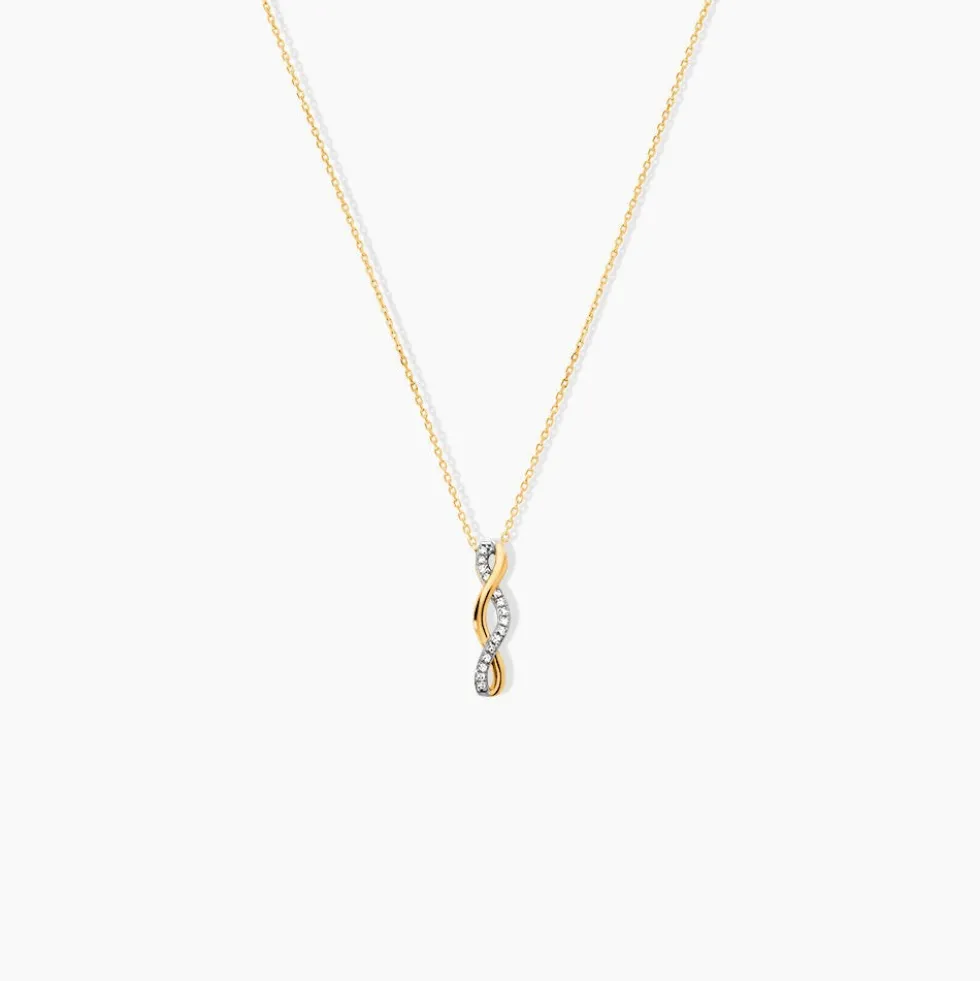 Collier Nucia Or Jaune Diamant