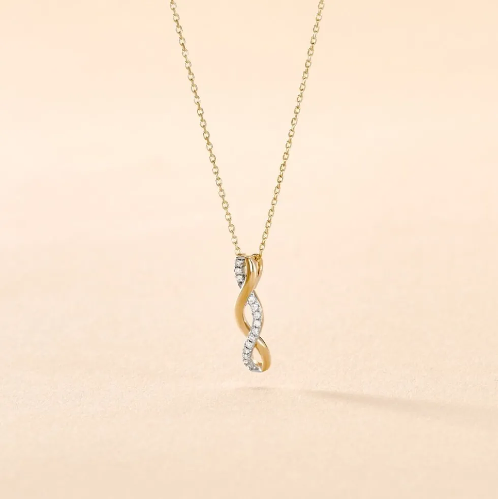Collier Nucia Or Jaune Diamant