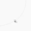 Collier Nylon Argent Blanc Oxyde