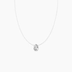 Collier Nylon Argent Blanc Oxyde