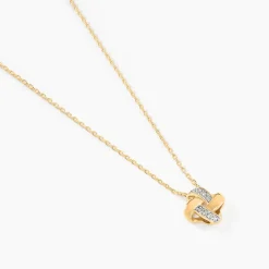 Collier Nyree Or Jaune Diamant