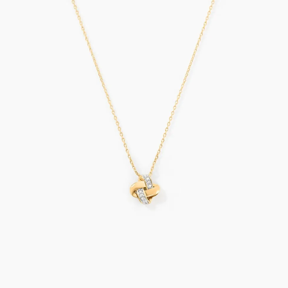 Collier Nyree Or Jaune Diamant