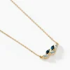 Collier Océan Or Jaune Topaze