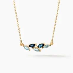 Collier Océan Or Jaune Topaze