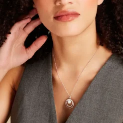 Collier Oksana Argent Blanc Perle De Culture