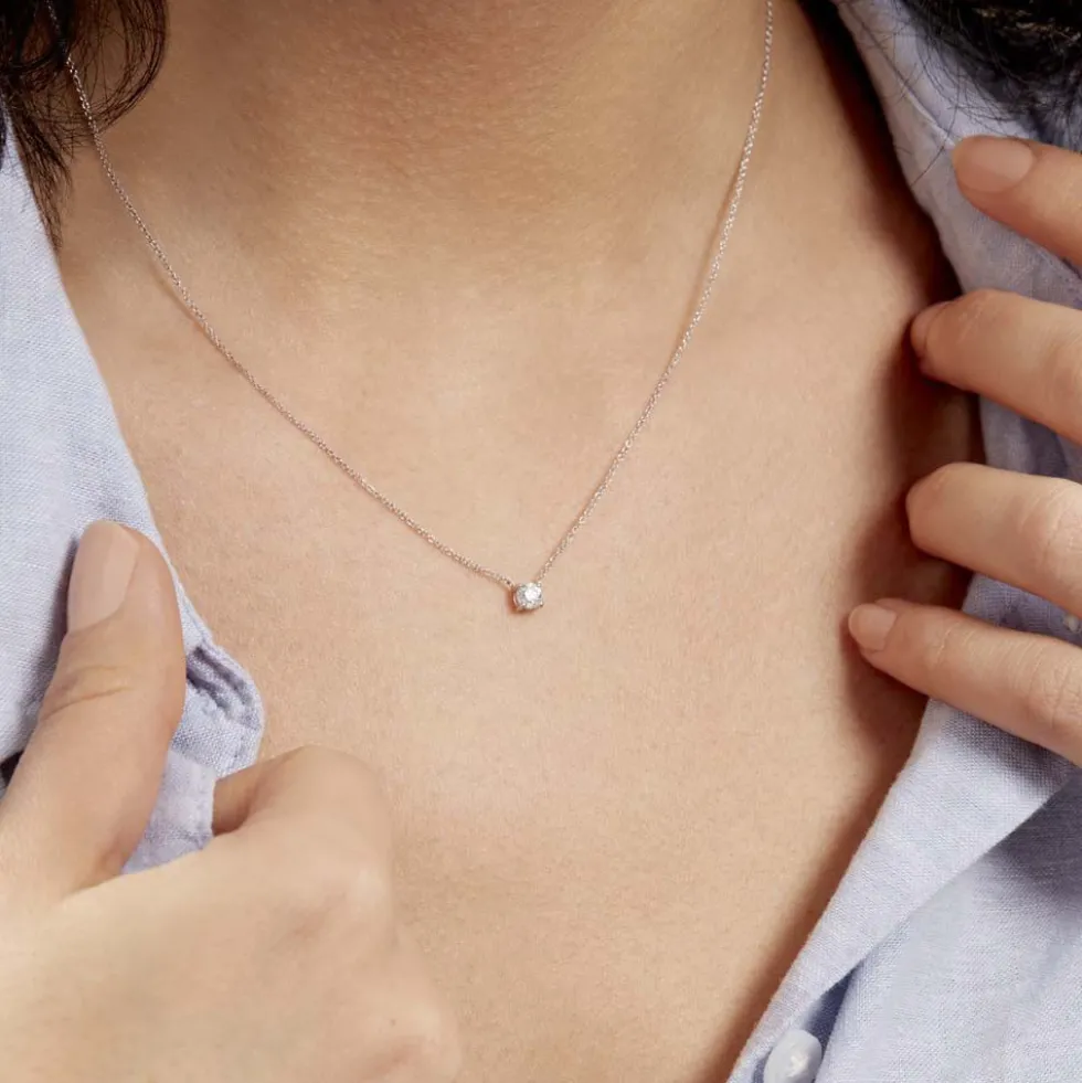 Collier One Or Blanc Diamant