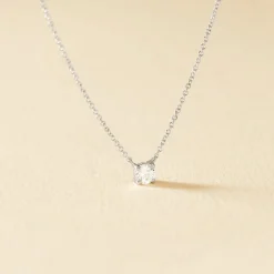 Collier One Or Blanc Diamant