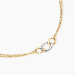 Collier Or Bicolore Quintilius