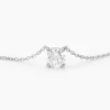 Collier Or Blanc One Diamant