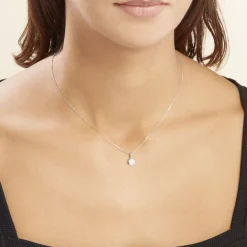 Collier Or Blanc Ruta Diamants