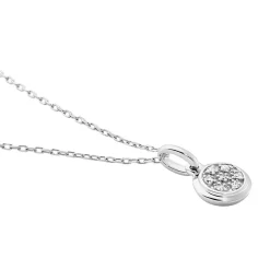Collier Or Blanc Ruta Diamants