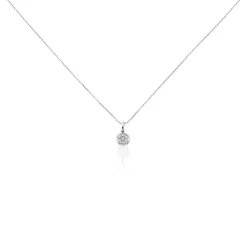 Collier Or Blanc Ruta Diamants